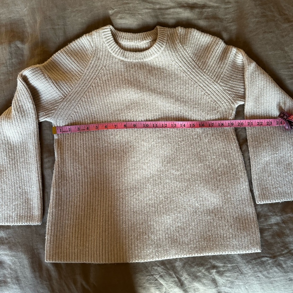 ***SOLD*** All Saints Cream Ribbed Sweater